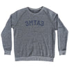 3MTA3 Eat Me Adult Tri-Blend Sweatshirt by Tribe Lacrosse