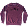 3MTA3 Eat Me Adult Tri-Blend Sweatshirt by Tribe Lacrosse