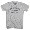 60% Of The Time It Works Every Time Womens Cotton Junior Cut T-Shirt by Tribe Lacrosse