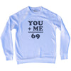 69 Math Equation Adult Tri-Blend Sweatshirt by Tribe Lacrosse