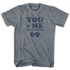 69 Math Equation Womens Tri-Blend Junior Cut T-Shirt by Tribe Lacrosse