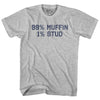 99% Muffin 1% Stud Womens Cotton Junior Cut T-Shirt by Tribe Lacrosse