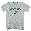 Aberdeen Running Track Winged Foot Adult Tri-Blend T-shirt by Tribe Lacrosse