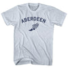 Aberdeen Running Track Winged Foot Adult Tri-Blend T-shirt by Tribe Lacrosse