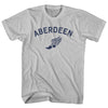 Aberdeen Running Track Winged Foot Adult Cotton T-shirt by Tribe Lacrosse