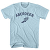 Aberdeen Running Track Winged Foot Adult Cotton T-shirt by Tribe Lacrosse