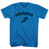 Aberdeen Running Track Winged Foot Adult Cotton T-shirt by Tribe Lacrosse