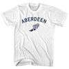 Aberdeen Running Track Winged Foot Womens Cotton Junior Cut T-Shirt by Tribe Lacrosse