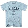 Alaska State Anchor Home Cotton Adult T-shirt by Ultras