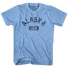 Alaska USA Adult Tri-Blend T-shirt by Ultras