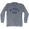 Alaska USA Adult Tri-Blend Long Sleeve T-shirt by Ultras