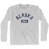 Alaska USA Adult Cotton Long Sleeve T-shirt by Ultras