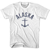 Alaska State Anchor Home Cotton Womens T-shirt by Ultras