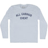 All Casinos Cheat Adult Tri-Blend Long Sleeve T-shirt by Tribe Lacrosse