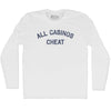 All Casinos Cheat Adult Cotton Long Sleeve T-shirt by Tribe Lacrosse