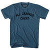 All Casinos Cheat Adult Cotton T-shirt by Tribe Lacrosse