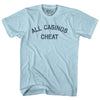 All Casinos Cheat Adult Cotton T-shirt by Tribe Lacrosse