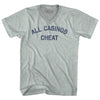 All Casinos Cheat Adult Tri-Blend V-neck T-shirt by Tribe Lacrosse