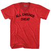 All Casinos Cheat Adult Tri-Blend V-neck T-shirt by Tribe Lacrosse