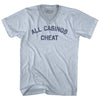 All Casinos Cheat Adult Tri-Blend V-neck T-shirt by Tribe Lacrosse