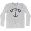 Arizona State Anchor Home Cotton Adult Long Sleeve T-shirt by Ultras