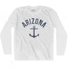 Arizona State Anchor Home Cotton Adult Long Sleeve T-shirt by Ultras