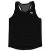 Blank Black Running Racerback Singlet Track Tops Made In USA by Tribe Lacrosse