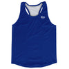 Blank Blue Royal Running Racerback Singlet Track Tops Made In USA by Tribe Lacrosse