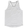 Blank Grey Light Running Racerback Singlet Track Tops Made In USA by Tribe Lacrosse