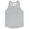 Blank Grey Medium Running Racerback Singlet Track Tops Made In USA by Tribe Lacrosse