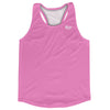 Blank Hot Pink Running Racerback Singlet Track Tops Made In USA by Tribe Lacrosse