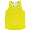 Blank Yellow Light Bright Light Canary Running Racerback Singlet Track Tops Made In USA by Tribe Lacrosse