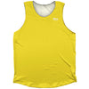 Blank Yellow Varsity Athletic Tank Top by Tribe Lacrosse