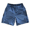 Multiple Lines Pattern Soccer Shorts Made In USA by Tribe Lacrosse