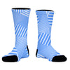 Multiple Lines Pattern Athletic Crew Socks by Tribe Lacrosse