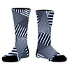 Multiple Lines Pattern Athletic Crew Socks by Tribe Lacrosse