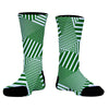 Multiple Lines Pattern Athletic Crew Socks by Tribe Lacrosse