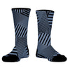 Multiple Lines Pattern Athletic Crew Socks by Tribe Lacrosse