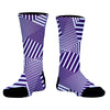 Multiple Lines Pattern Athletic Crew Socks by Tribe Lacrosse