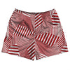 Multiple Lines Pattern Rugby Shorts Made In USA by Tribe Lacrosse