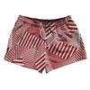 Multiple Lines Pattern 2.5" Swim Shorts Made in USA by Tribe Lacrosse