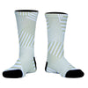 Multiple Lines Pattern Athletic Crew Socks by Tribe Lacrosse