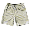 Multiple Lines Pattern 10" Swim Shorts Made in USA by Tribe Lacrosse