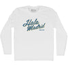 Real Madrid Hala Madrid Adult Cotton Long Sleeve T-shirt by Tribe Lacrosse