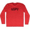 $Spy Adult Tri-Blend Long Sleeve T-shirt by Tribe Lacrosse