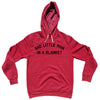 Sad little man in a blanket Tri-Blend Hoodie by Tribe Lacrosse