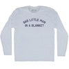 Sad little man in a blanket Adult Tri-Blend Long Sleeve T-shirt by Tribe Lacrosse