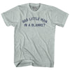 Sad little man in a blanket Adult Tri-Blend T-shirt by Tribe Lacrosse