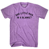 Sad little man in a blanket Adult Tri-Blend T-shirt by Tribe Lacrosse