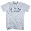 Sad little man in a blanket Adult Tri-Blend T-shirt by Tribe Lacrosse